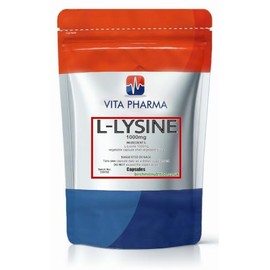 VITA PHARMA L-Lysine 1000mg 30 Capsules | Essential Amino Acid | Protein Synthesis Support | Collagen Formation Support