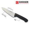 Giesser seit 1776 - Made in Germany - Kochmesser schwarz,