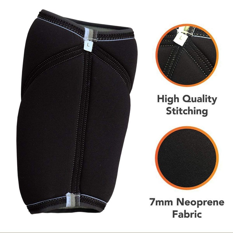 AEOLOS Knee Wraps (1 Pair), 7mm Compression Knee Brace for