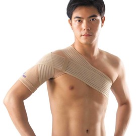 Esaki Shoulder Support (with Strap) Shoulder Supporter, Beige Type (M)