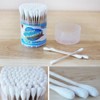 (5-piece Set) Cylindrical Case Cotton Swabs Hygienic Cotton Swabs