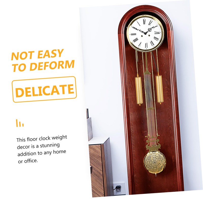 TEHAUX 5 Sets Heavy Duty Iron Clock Weight for Grandfather