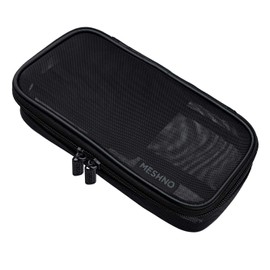 Sunstar Stationery MESHNO Mesh Pencil Case, Black S1425390