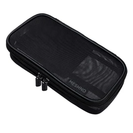 Sunstar Stationery MESHNO Mesh Pencil Case, Black S1425390