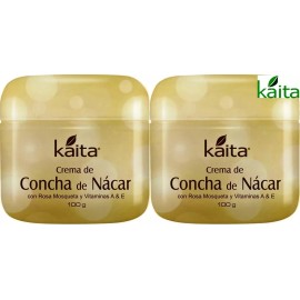 MOTHER PEARL CREAM/CREMA CONCHA NACAR 2x100g SOFTENS SCARD MANCHAS ARRUGAS ACNE