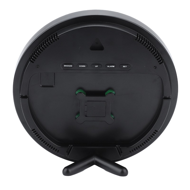 Round Digital Wall Clock 12 24Hr USB Powered Silent Modern