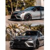 Unbranded Front Lip Splitter Chin Spoiler Gloss Black For Toyota