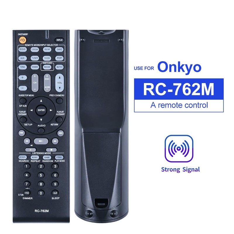 GOUYESHO RC-762M Replacement Remote Control for ONKYO AV Receiver Compatible
