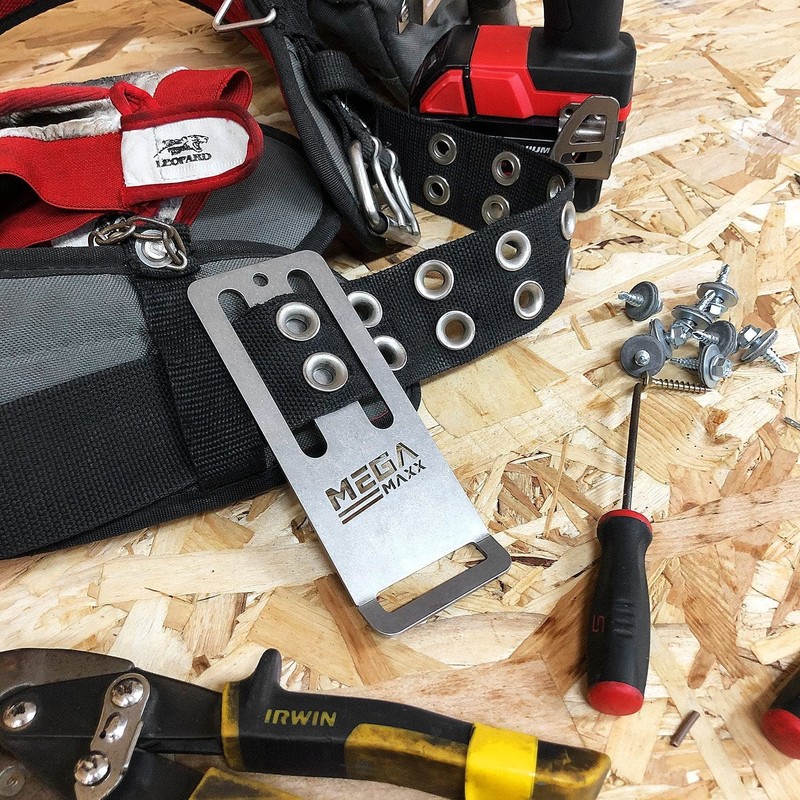 MegaMaxx Drill Tool Holder Belt Buckle Hook Clip for DIY
