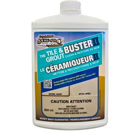SURF PRO Tile & Grout Buster II – 850 ml Heavy-Duty Cleaner for Shower Grout, Tile Floors, Ceramic & Stone – Deep Cleaning Formula for Kitchen, Bathroom, Entryway