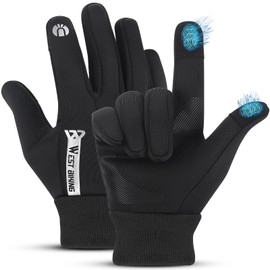 West Biking Kids Winter Gloves Touchscreen Cycling Gloves Windproof Thermal Non-Slip Sports Kids Gloves Cold Weather Mittens of Age 2-3 for Snow Cycling Bike Riding Hiking Outdoor Boys Girls