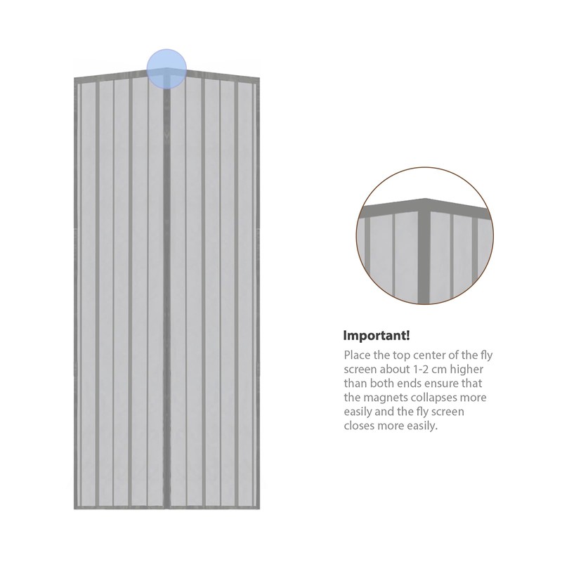 Sekey Magnet Fly Screen Door Curtain for Wood, Iron, Aluminium