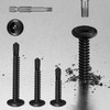 Dayalo Pack of 50 Self-Tapping Screws, Flat Head Hex Socket