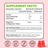 2 Pack Magnesium Citrate Gummies 400MG, High Absorption Magnesium Gummies