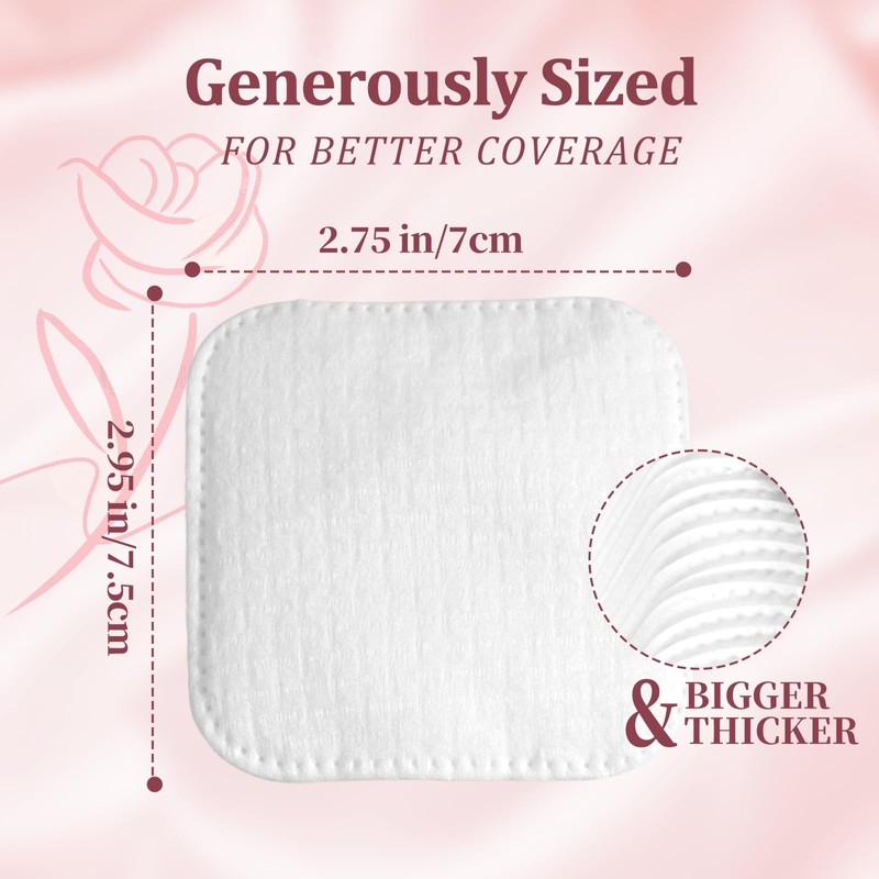 Vexlytra Large Cotton Pads for Face (150 Count) – Upgraded