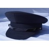 Navy blue chauffeur style hat - Size 60cm