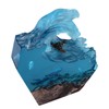 Desktop Sea Wave Decoration Delicate Resin Lamp Night Light for