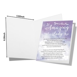 Inspirational Gifts for Women Christmas Card for Wife Mom Daughter Thank You Gifts for Women Friends Birthday Gifts for Sister Grandma Boss Lady Aunt Coworker Anniversary Valentine’s Day Mother’s Day