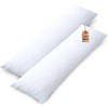 NatureMark Pack of 2 Jersey Cushion Covers, Side Sleeper Pillows,