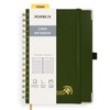 POPRUN Spiral Bullet Lined Journal Notebook, [A5 Size] - 120