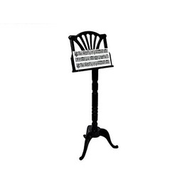 Melody Jane Dolls House Black Music Stand Miniature 1:12 Scale Accessory