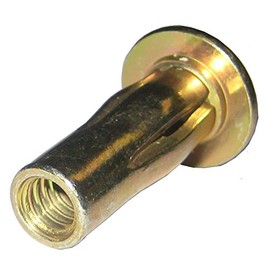 S25MG500 Steel PRE-BULBED Shank, Multi-Grip Rivet-NUT Gold ZINC Finish, 1/4-20 X ..280-.500 Grip Range (Pack of 50)