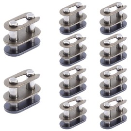 LIYYDS 10pcs T8F Drive Chain Repair Master Connector Split Link Compatible with 43cc 47cc 49cc 2-Stroke Dirt Super Pocket Bike Motorcycle Mini ATV Quad 4 Wheeler