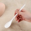 BSITSSS 6 Pieces Spoons Reusable, Pure Colour Teaspoons, Dessert Spoons