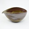 Katakuchi Ball Medium Bizen Style Matcha Bowl, 6.1 fl oz