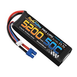 PowerHobby 3S 11.1V 5200mAh 50C Lipo Battery Pack w EC3 Plug 3-Cell Fits Proboat Boats ECX Varerra Losi