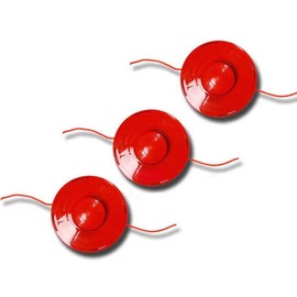 HURI 3 x Thread Spool Double Thread Head for Brast Fuxtec Multitool / Brush Cutter Strimmer