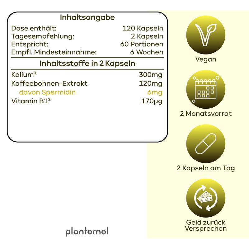 120 idine Capsules High Dose with 6 mg idine from