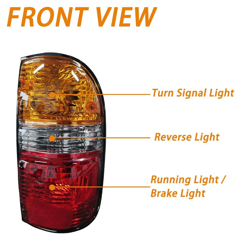 Tail Lights Assembly W/Bulbs&Harness Set For 2001 2002 2003 2004