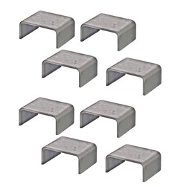 A.A Heavy Duty Weld On 2x4 Steel Stake Pockets for Trailers & Trucks (Pack of 8)