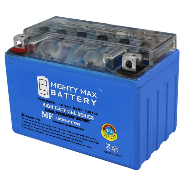 Mighty Max Battery YTX9-BS Gel 12V 8AH Battery Replacement