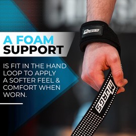 Murgs Lifting Straps | Gym Weight Lifting Straps - Neoprene Weight Lifting Straps - Padded Weightlifting Wrist Traps for Wrist Support | Gym Wrist Straps Wrist Supports for Gym & Weight Training