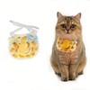 Hjvvr Pet Bib,Cat Collar Decoration,Adjustable Cat Scarf Neckwear with Bow
