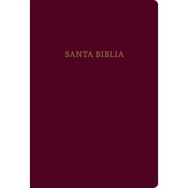 Biblia Reina Valera 1960 Letra súper gigante. Imitación piel, borgoña, con índice / Super Giant Print Bible RVR 1960. Imitation leather, Burgundy, Indexed (Spanish Edition)