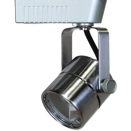 Direct-Lighting 50010 Brushed Steel MR16 Cylinder Low Voltage Track Lighting Head
