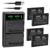 Kastar Battery LTD2 USB Charger for URC MX 950 MX-950