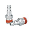 WYNNsky Industrial Type 3/8'' MNPT Zinc-Plated Plug with Sealant, 2