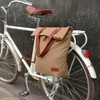 TOURBON サイドバッグ 自転車 パニアバッグ リアバッグ ロードバイク 多機能 ショルダーバッグ カーキ