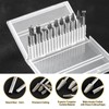 CaRoller Tungsten Carbide Burr Set, 1/8" Shank 20PC Double Cut