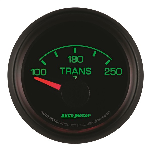 Auto Meter 8449 Factory Match 2-1/16" 100-250 Degree Fahrenheit Transmission Temperature Gauge for Ford Racing