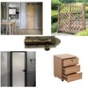 Chiloskit 4inch Solid Cast Brass Barrel Bolt Antique Brass Door