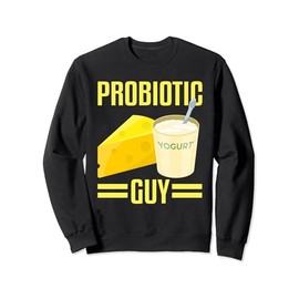 Lustiges Probiotisches Kerl Outfit Probiotika Trinken Darm Gesundheit Männer Sweatshirt