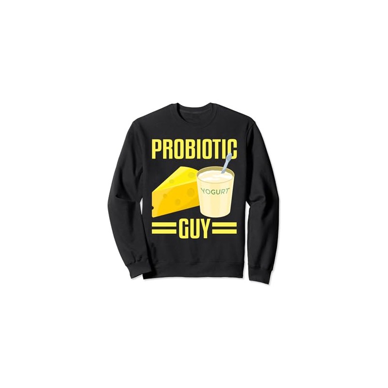 Lustiges Probiotisches Kerl Outfit Probiotika Trinken Darm Gesundheit Männer Sweatshirt