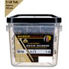 Saberdrive Tan XL1500 Coated Exterior Star Drive Multi-Purpose Deck Screws,