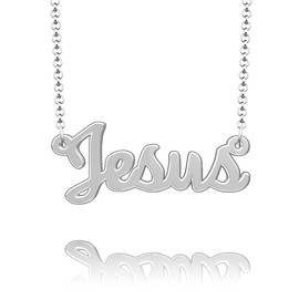 LoEnMe Jewelry Jesus Necklace Cross Fish Christ Wooden Crucifix Meaning