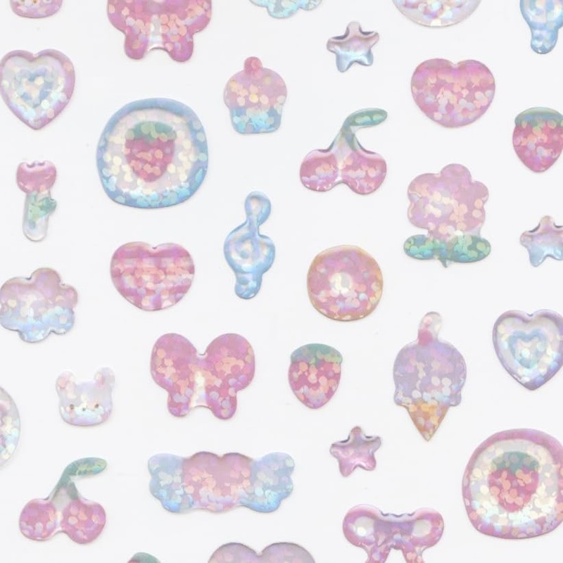 Kamio Japan Sticker Shiroppurunn Sticker Momoppurunn 231144